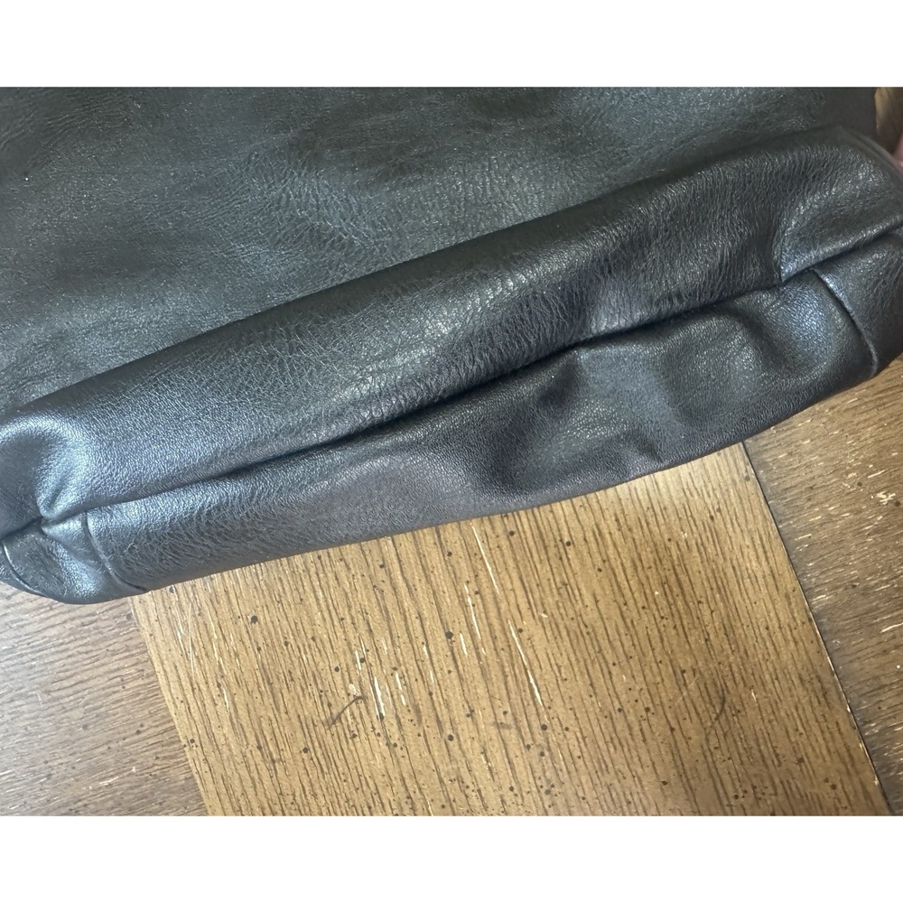 Nicole by Nicole Miller Black Shoulder Bag 12x11 - Picture 5 of 11